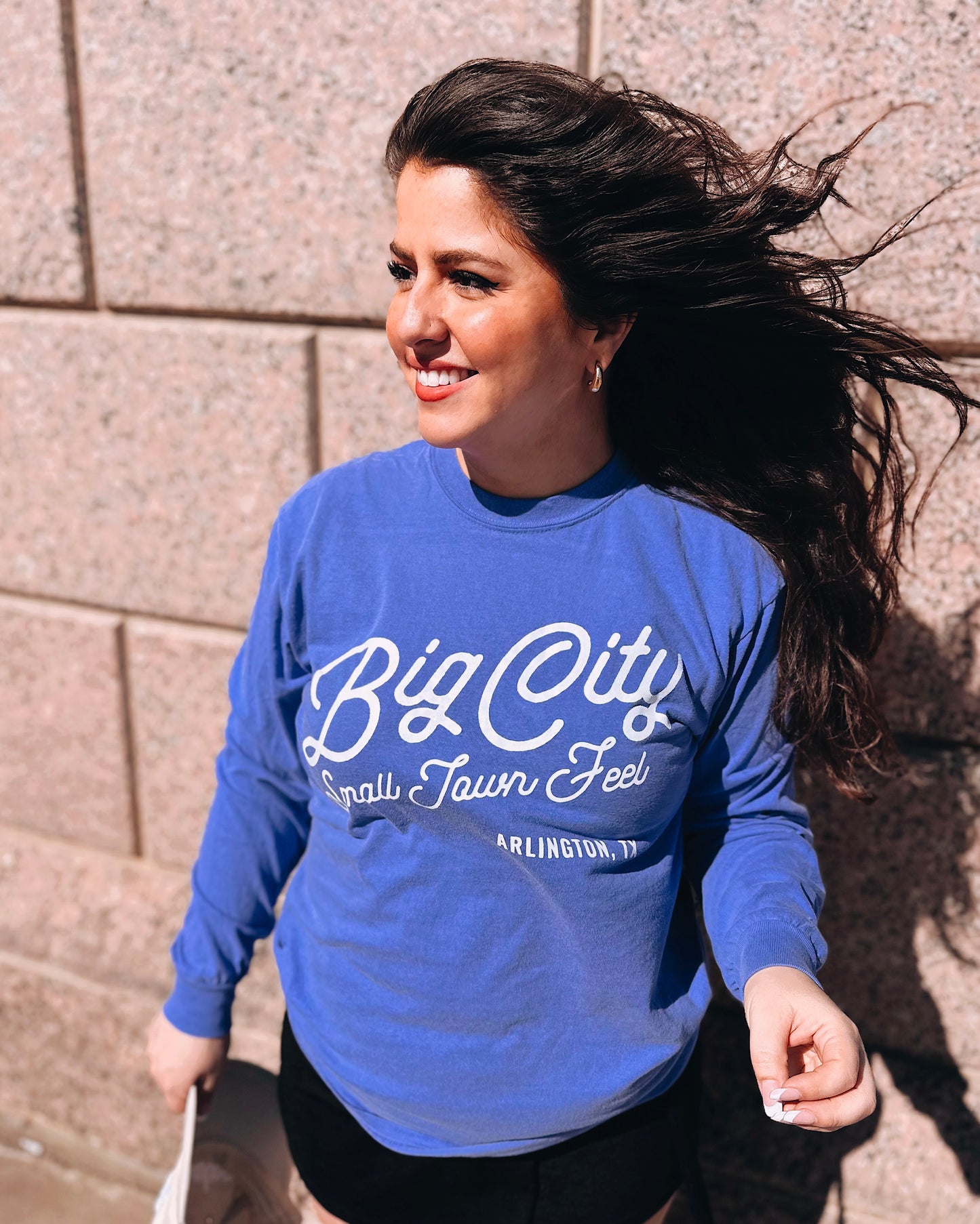 Big City, Small Town Feel Long Sleeve Arlington, TX Tee