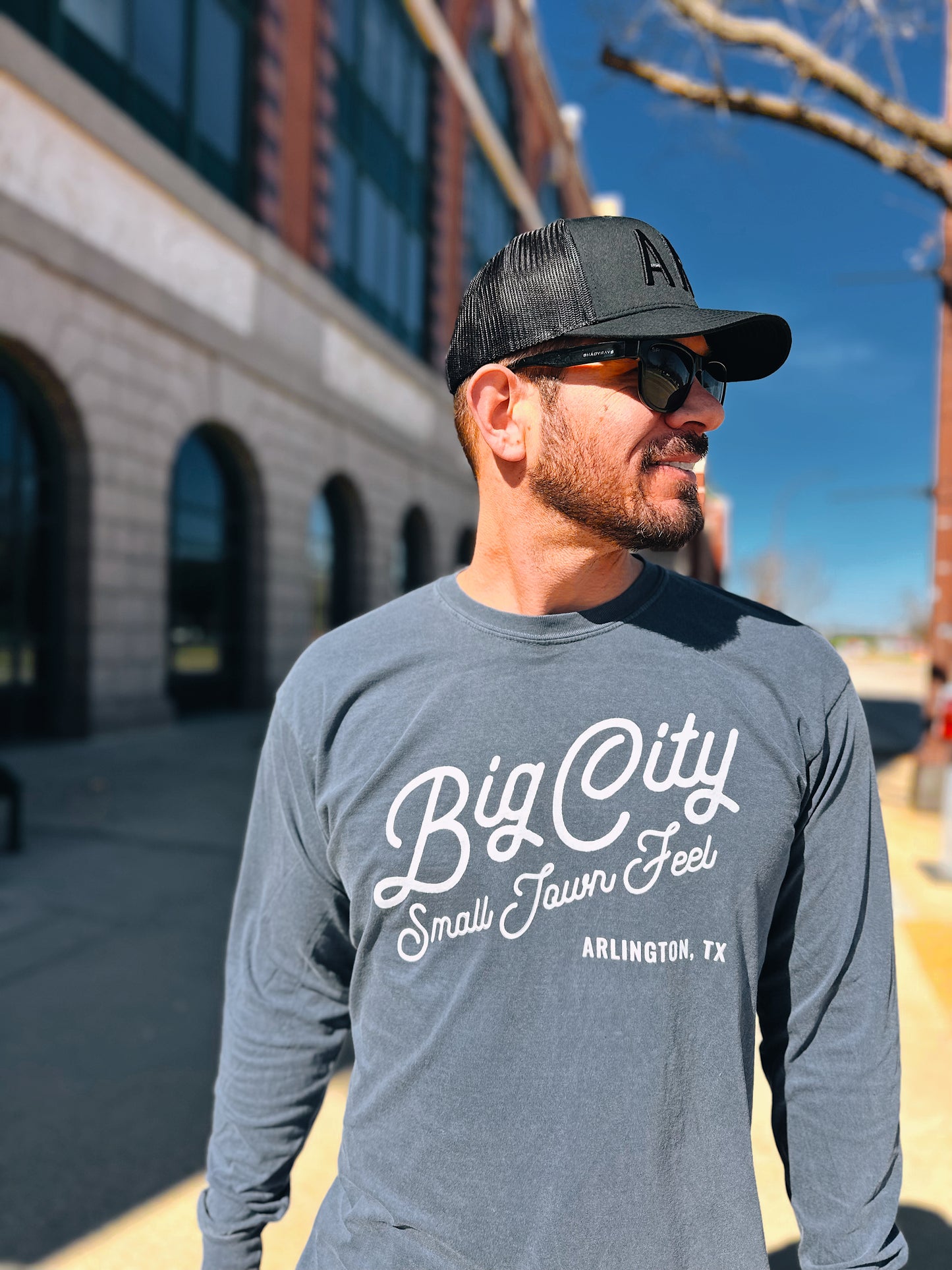 Big City, Small Town Feel Long Sleeve Arlington, TX Tee