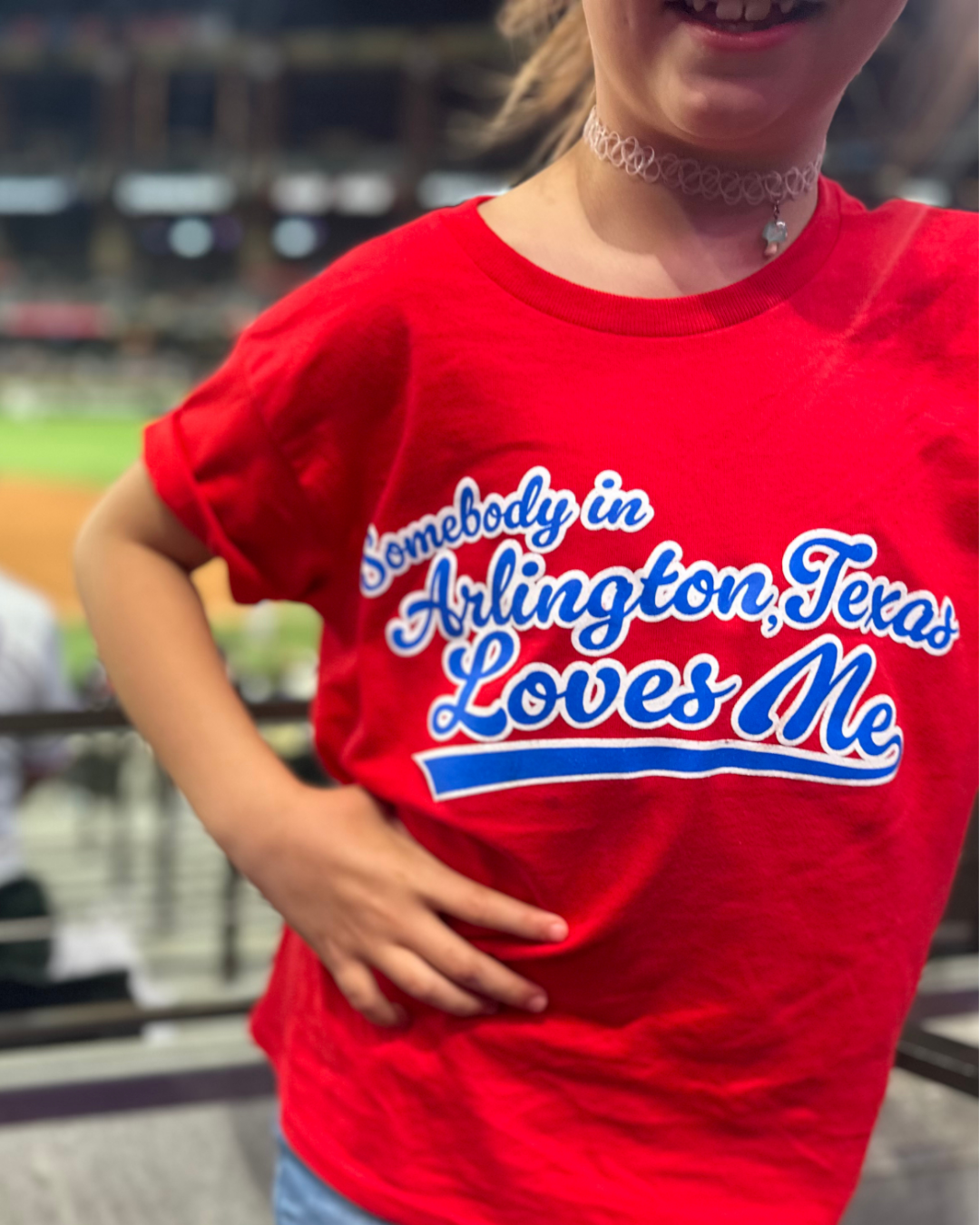 Somebody In Arlington, Texas Loves Me Tee
