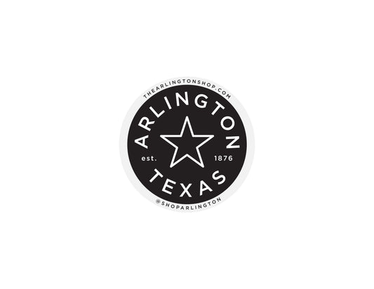 Arlington, TX Round Sticker